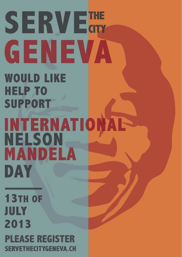 Nelson Mandela Day Poster, by Flore Martinson